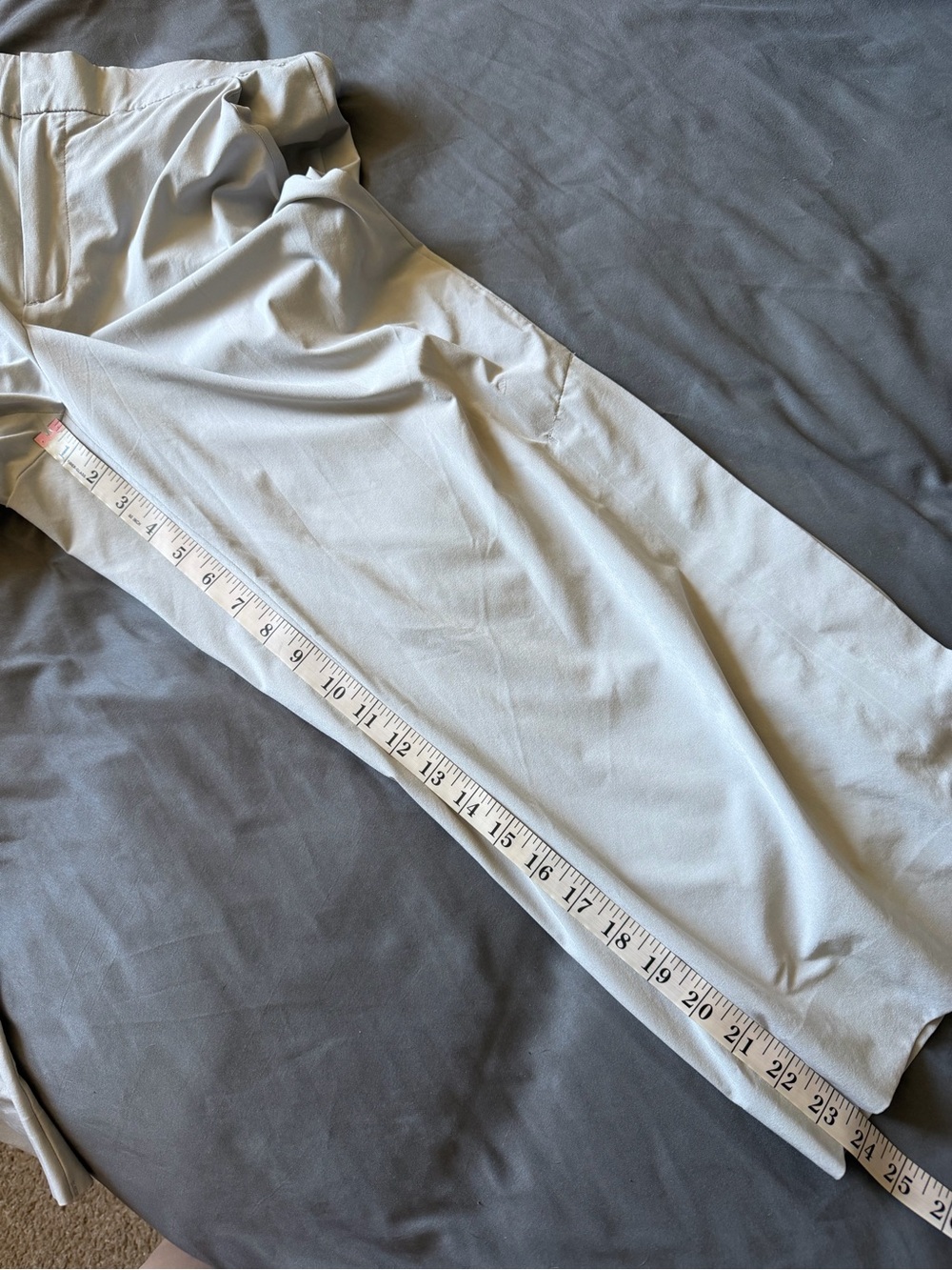 Athleta Tribeca Crop Pant Tern Gray Commuting Stretch Comfort Travel size 8 EUC - Picture 13 of 13